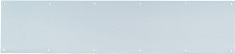 Schlage C8400PA28 8X34 Kick Plate, 34 in L, 8 in W, Aluminum, Anodized