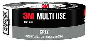Scotch 2960-A Duct Tape, 60 yd L, 1.88 in W, Silver
