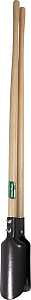 UnionTools 78002 Post Hole Digger, 10-1/4 in L Blade, Riveted Blade, HCS Blade, Hardwood Handle, 58-3/8 in OAL