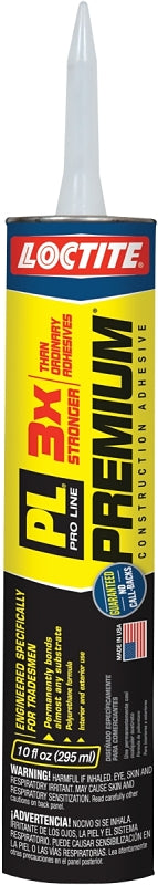 Loctite 1390595 Polyurethane Adhesive, Tan, 10 fl-oz Cartridge, Pack of 12
