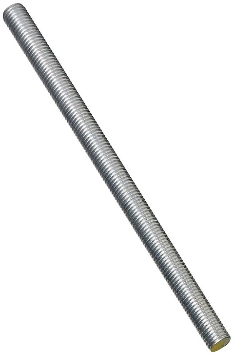 National Hardware N179-648 Threaded Rod, 3/4-10 Thread, 72 in L, A Grade, Steel, Zinc, UNC Thread