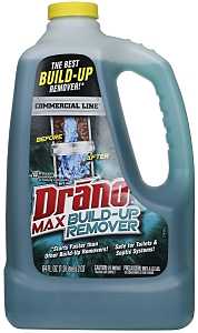 Drano Max Build-Up 00388 Clog Remover, Liquid, Green, Pleasant, 60 oz Bottle