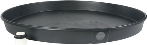 Camco USA 11420 Recyclable Drain Pan, Plastic, For: Electric Water Heaters, 30 in ID x 2-1/2 in D