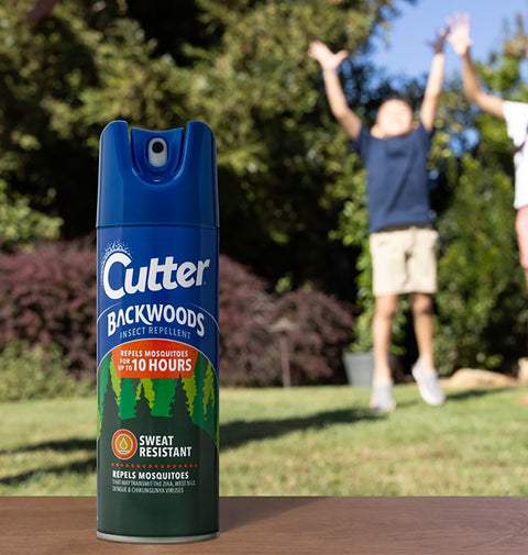 Cutter Backwoods 96280 Insect Repellent, 6 oz Aerosol Can, Liquid, Light Yellow, Deet, Ethanol