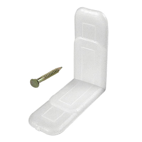 Prime-Line R 7321 Drawer Track Guides and Glides, Plastic, Dark Brown