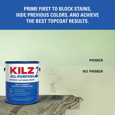 Kilz 20002 Premium Exterior Primer, White, 1 qt