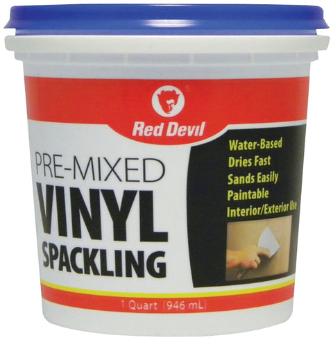 Red Devil Shell Box Red Devil 0534 Spackling Compound, Latex, Oil, Water Base, Off-White ...