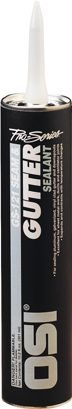 OSI GS121 1939148 Series Gutter and Seam Sealant, White, Slight Solvent Odor/Scent, Pack of 12