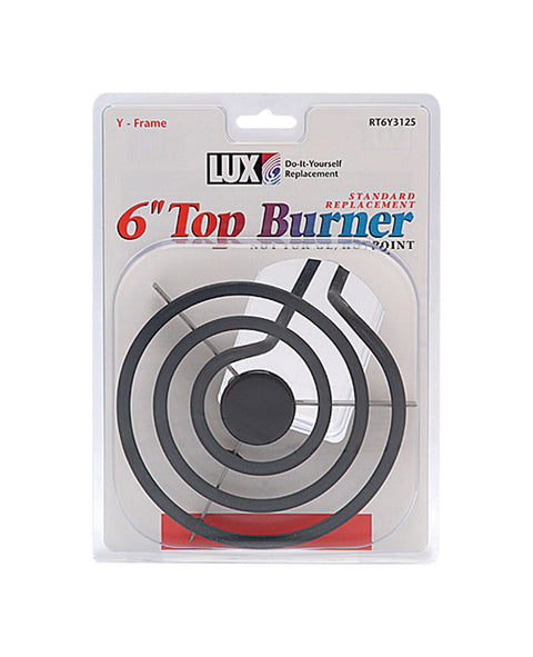 Lux Replacement Top Burner 6 in.