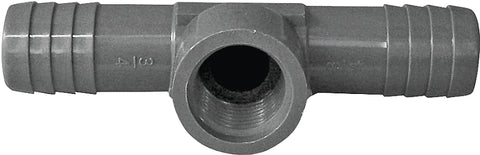 TEE POLY 3/4BARB X 1/2FPT