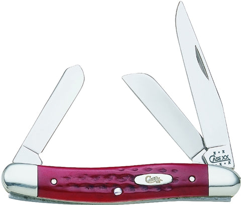 Case 786 Folding Pocket Knife, 2.57 in Clip, 1.88 in Sheep Foot, 1.71 in Spey L Blade, Stainless Steel Blade, 3-Blade