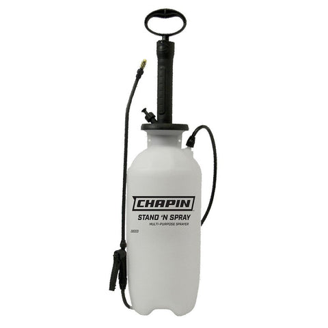 Chapin 29003 Tank Sprayer, 3 gal Tank, Poly Tank, 34 in L Hose