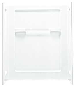 Sterling Advantage Series 62034100-0 Shower Wall Set, 48 in L, 34 in W, 55-1/4 in H, Vikrell, Swirl Gloss, White