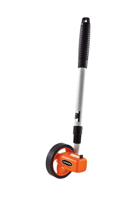 Keson RR112 Measuring Wheel, 9999.9 ft, 4 in Wheel, ABS Wheel, ABS, Orange