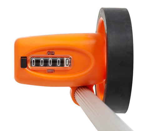Keson RR112 Measuring Wheel, 9999.9 ft, 4 in Wheel, ABS Wheel, ABS, Orange