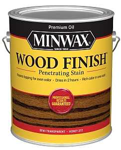 Minwax 711490000 Wood Stain, Honey, Liquid, 1 gal, Can, Pack of 2