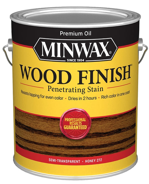 Minwax 711490000 Wood Stain, Honey, Liquid, 1 gal, Can, Pack of 2