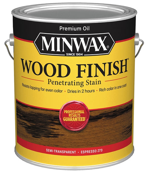 Minwax 711500000 Wood Stain, Espresso, Liquid, 1 gal, Can, Pack of 2