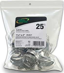 Ideal-Tridon Hy-Gear 67-6 Series 6724550 Worm Gear Hose Clamp, Stainless Steel
