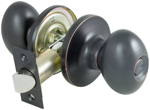 ProSource TYLX710V-PS Privacy Lockset, Tubular Design, Brass