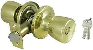 ProSource TS700V-PS Entry Knob, Brass, KW1, KA3 Keyway, 3 Grade, Pack of 3