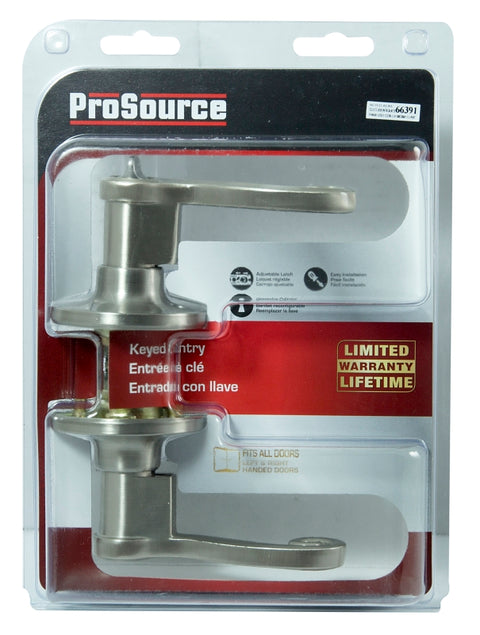 ProSource L6P00V-PS Entry Lever, Zinc, Reversible Hand, 3 Grade, Pack of 3