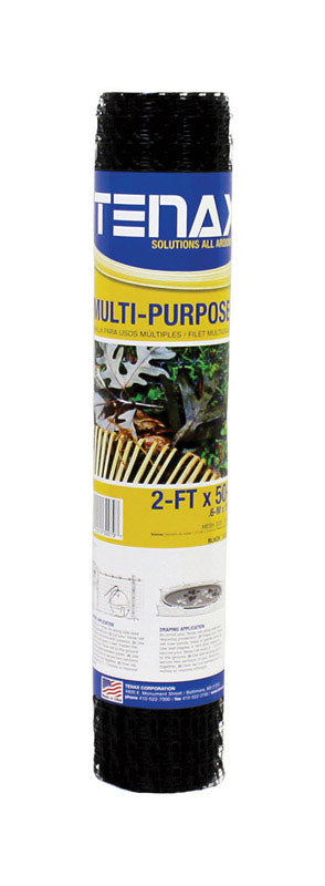 Multi Use Netting Tenax Polypropylene Multi-Purpose Netting 2 ft. H x 50 ft. L – Shell ...