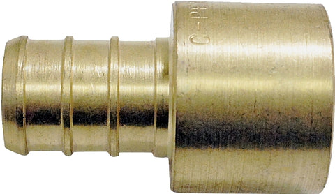 Apollo CPXFS1212 Pipe Adapter, 1/2 in, PEX x Female Solder, Brass, Pack of 20