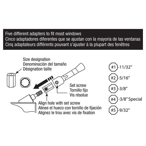 Prime-Line H 3960 Crank Handle, Zinc, Bronze