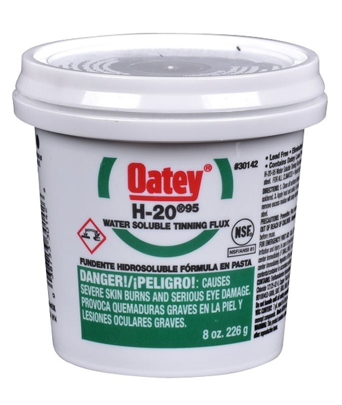 Oatey H-20 Series 30142 Water Soluble Flux, 8 oz, Paste, Gray – Shell ...