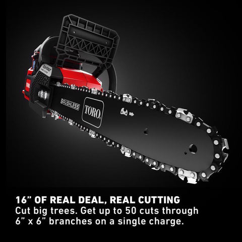 Toro 51851 16 in. 60 V Battery Chainsaw Kit (Battery & Charger)