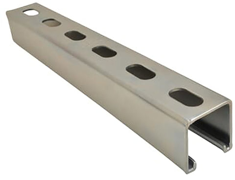 SuperStrut B1400 B1400 10GR Standard Channel, Steel, Green, Urethane Powder-Coated