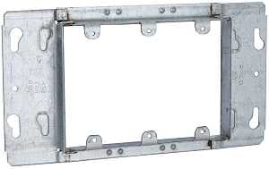 Hubbell 822 Box Device Cover, 8-7/8 in L, 4-1/2 in W, Steel, Gray ...