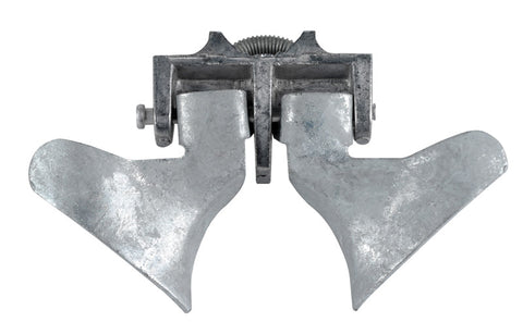 Midwest Air Technologies 1-3/8 in. x 2-3/8 in. Galvanized Bulk Butterfly Latch