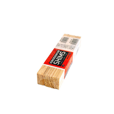 Nelson PSH8/12/36/65 Shim, 8 in L, 1-3/8 in W, 1/4 in Thick, Pine Wood, Pack of 36