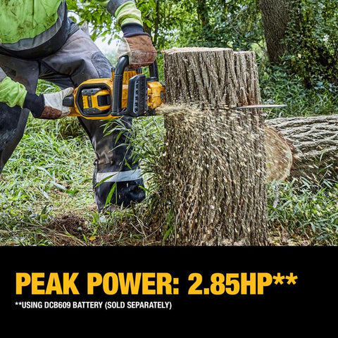 DeWalt 60V MAX DCCS672X1 18 in. 40.9 cc 60 V Battery Chainsaw Kit (Battery & Charger)