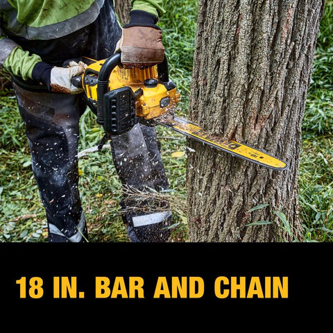 DeWalt 60V MAX DCCS672X1 18 in. 40.9 cc 60 V Battery Chainsaw Kit (Battery & Charger)