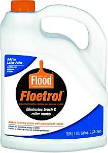 Flood FLD6-01 Latex-Based Paint Additive, White/Yellow, Liquid, 1 gal, Can, Pack of 4