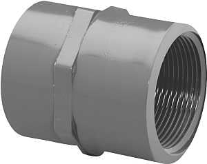 Lasco 835005BC Pipe Adapter, 1/2 in, Slip x FIP, PVC, SCH 80 Schedule