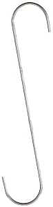 Glamos Wire 742012A Heavy-Duty Extension Hook,12 in., Galvanized Steel, Pack of 25