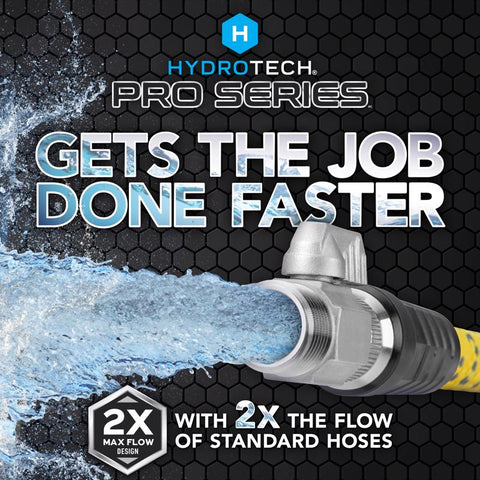Hydrotech ProSeries 3/4 in. D X 100 ft. L Heavy Duty Professional Grade Expandable Flexible Garden H, Pack of 3