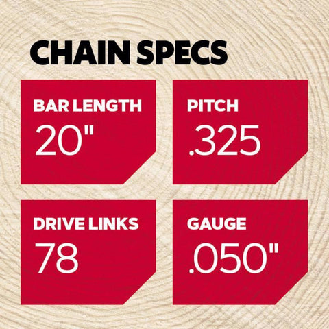 Oregon PowerCut Q78 20 in. Chainsaw Chain 78 links