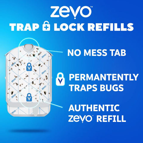 Zevo Value Pack Refills Flying Insect Trap, Pack of 4