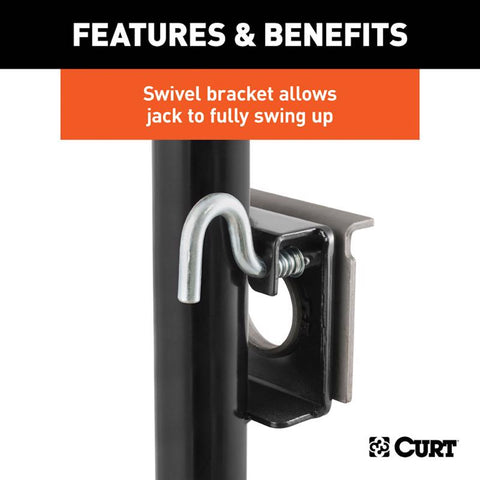 CURT Manual 2000 lb Trailer Jack