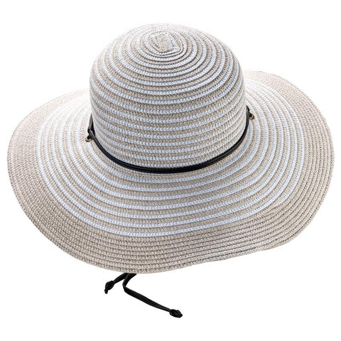 Sloggers Braided Wide Brim Hat Gray M