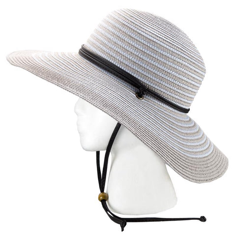Sloggers Braided Wide Brim Hat Gray M