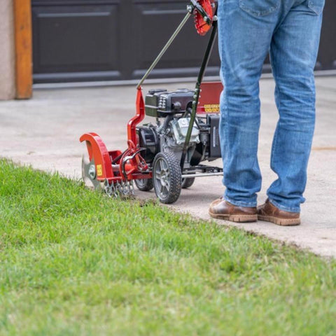 Red Rope Edgers Toro 42.21 in. H Metal Red Lawn Edger – Shell Lumber and Hardware