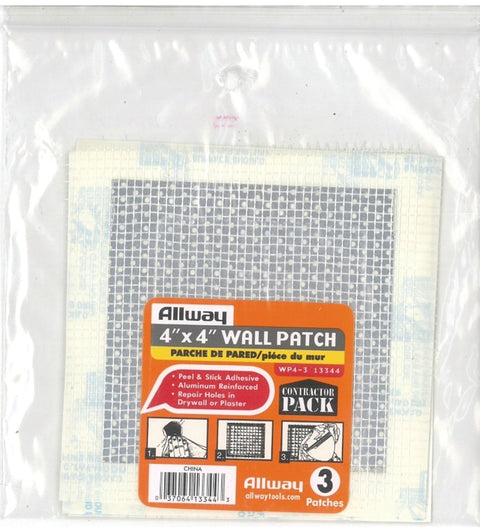 ALLWAY WP4-3 Drywall Patch, Pack of 10