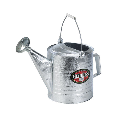 Behrens 8 qt. Galvanized Steel Silver Watering Can