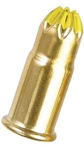 Ramset 42CW Single Shot Powder Load, Power Level: 4, Yellow Code, 0.22 in Dia, 2-1/8 in L, Pack of 12
